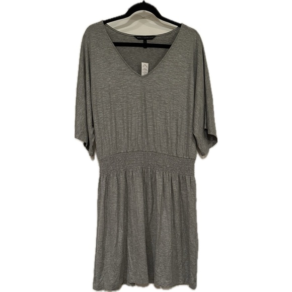 White House Black Market Kimono Sleeve Smocked Waist Dress Size Large - Picture 1 of 10